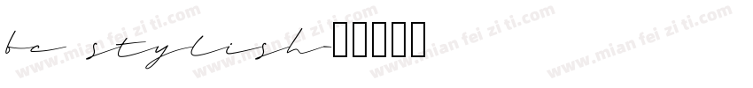bc stylish字体转换